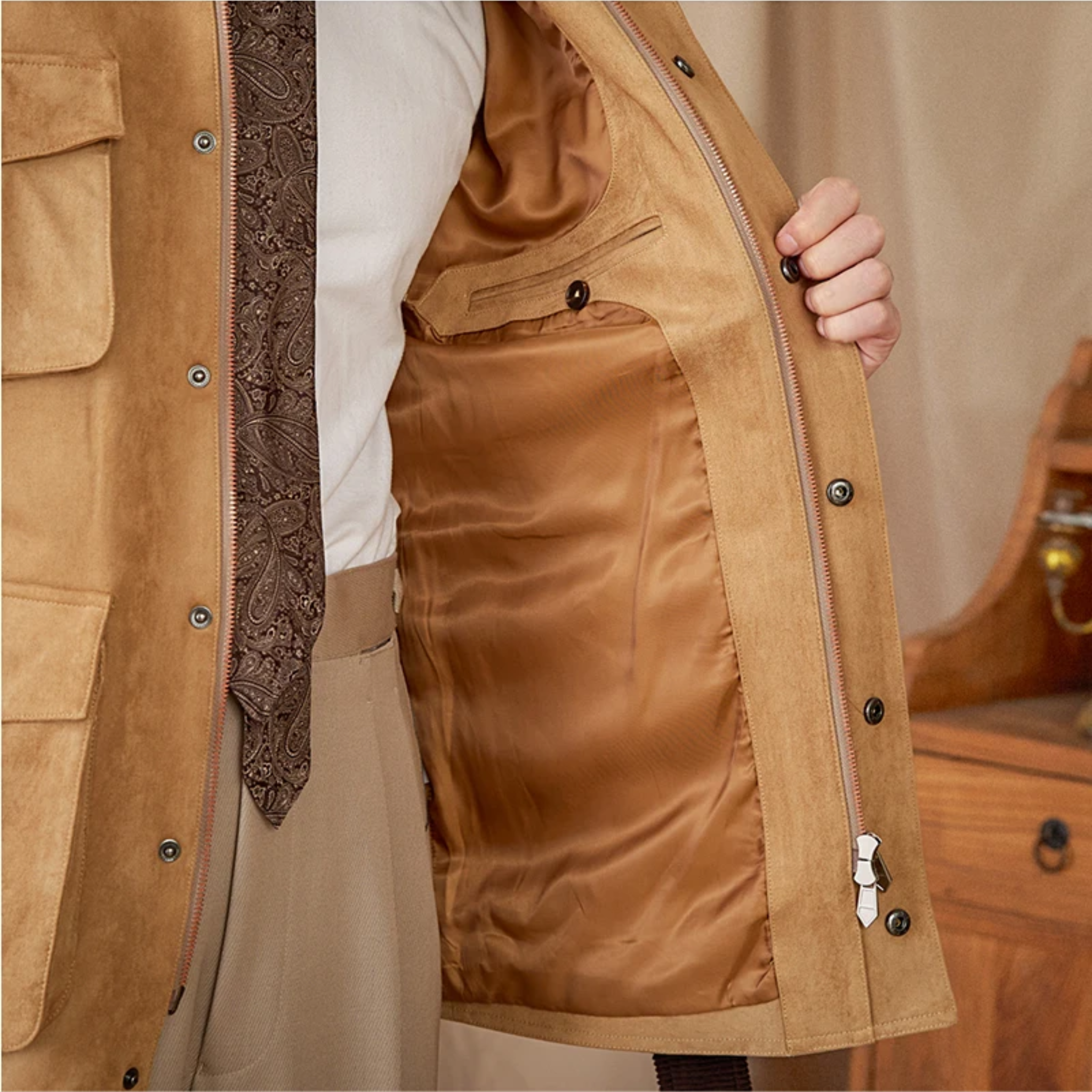The Algren Suede Jacket   Tovian Instinct