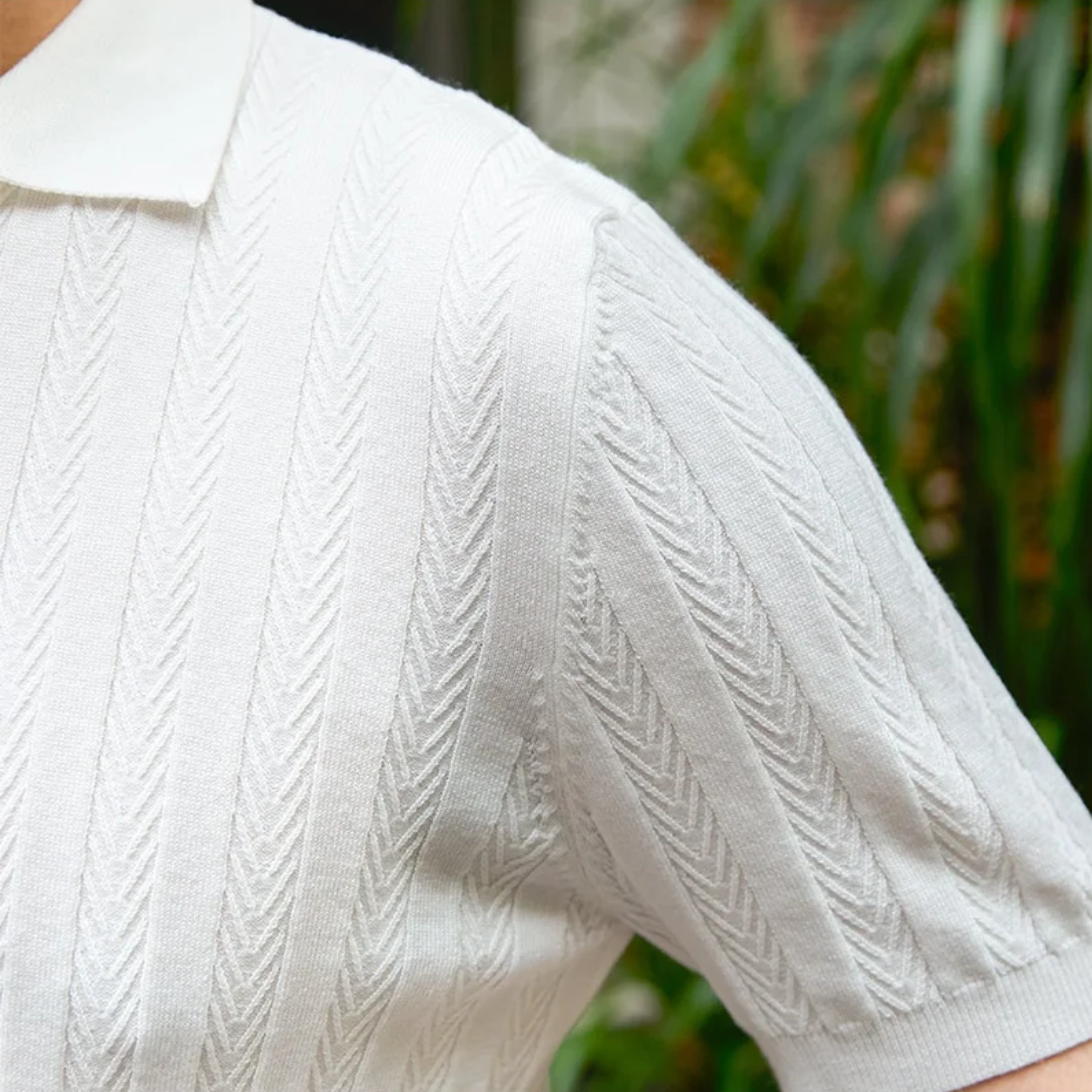 The Marzio Jacquard Polo   Tovian Instinct