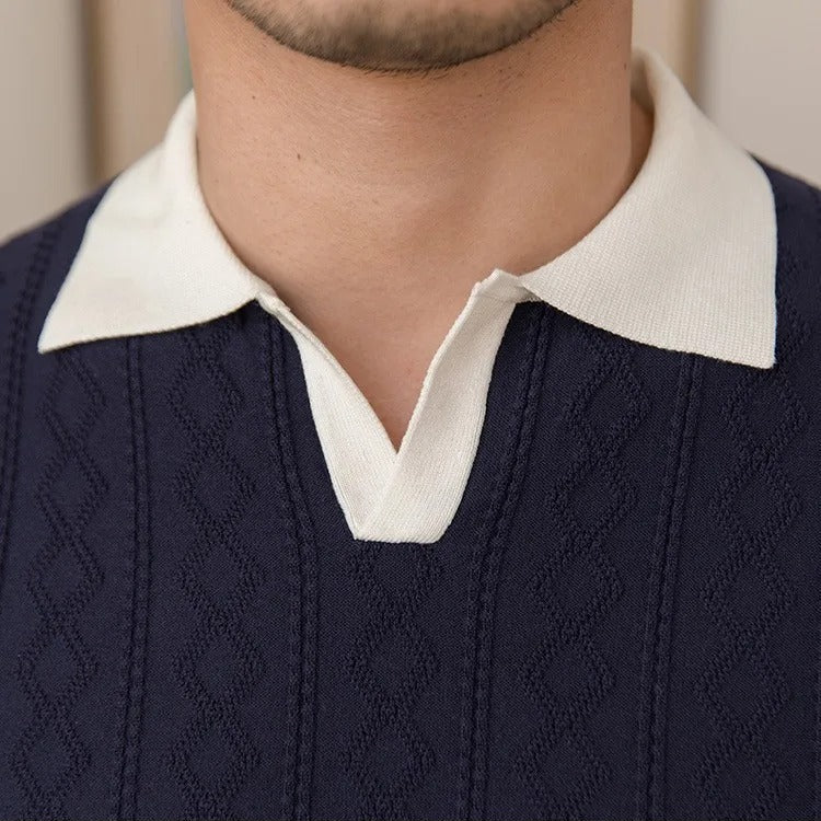 The Lucien Knit Polo Tovian Instinct