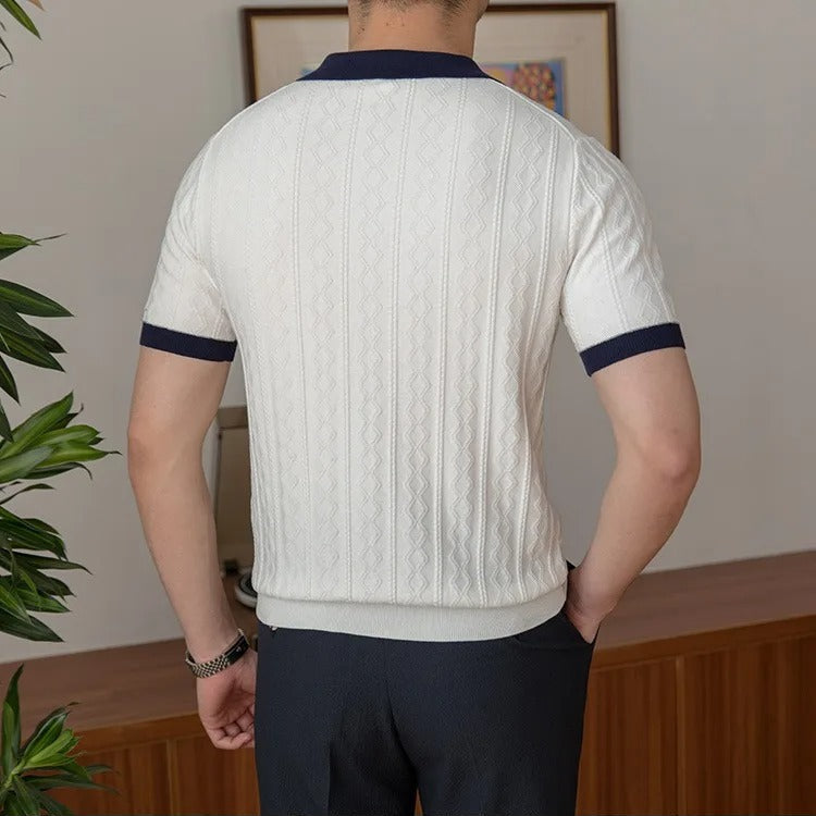 The Lucien Knit Polo Tovian Instinct