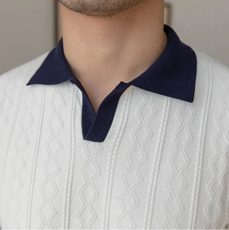 The Lucien Knit Polo Tovian Instinct