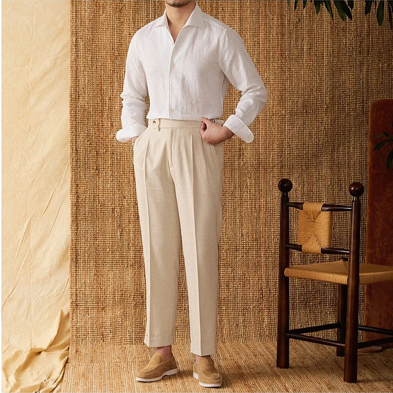 The Levan Linen Shirt Tovian Instinct
