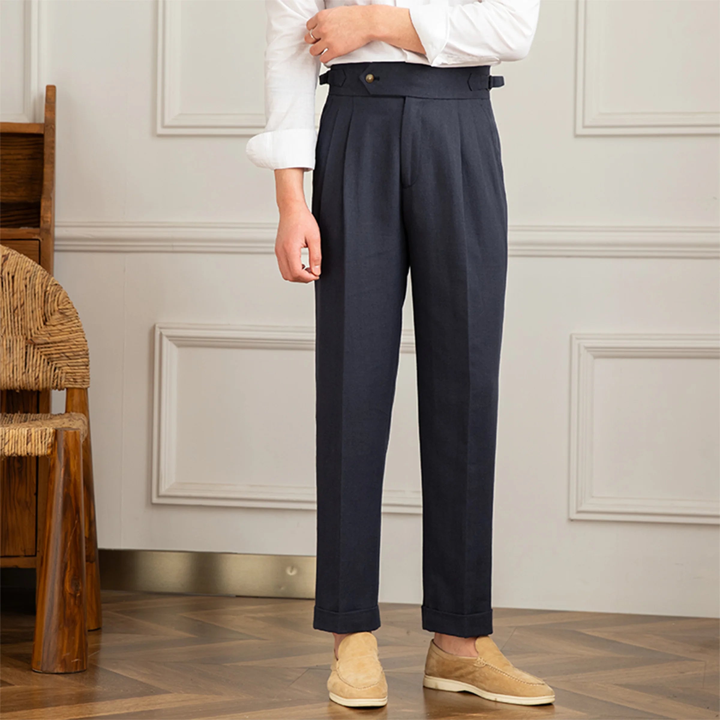 The Valverde Cotton-Linen Trousers   Tovian Instinct