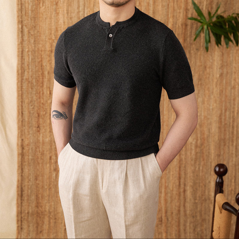 The Monaco Button Tee