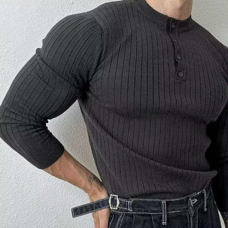 The Doren Knit Henley